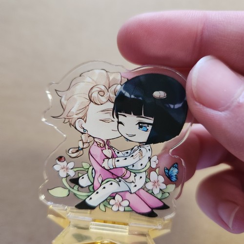 Giorno Giovanna x Bruno Bucciarati Mini Acrylic Stand BL JoJo's JJBA Standee - Picture 4 of 4