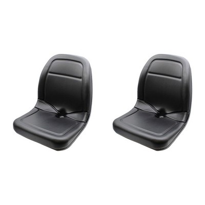 00367800 Qty 2: Black Vinyl Seat Fits GEHL 3410 3635 3640E 3825 3935SX 4240E