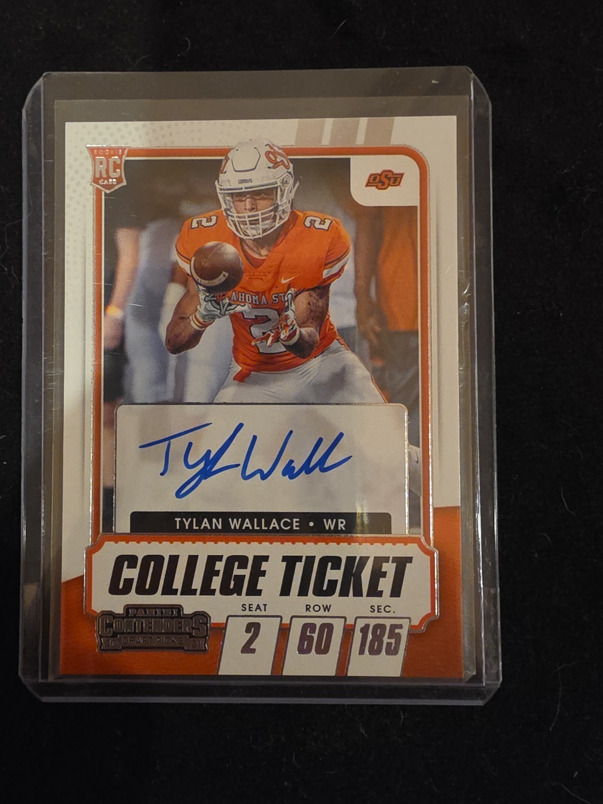 Tylan Wallace Panini Contenders Draft Picks #124 Autograph