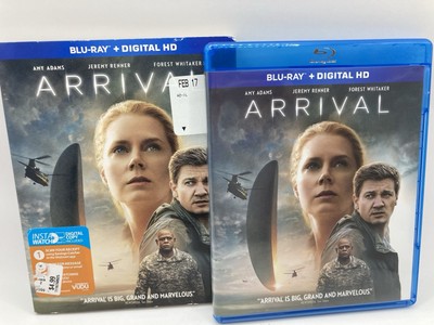 2016 Arrival Blu-ray Amy Adams Jeremy Renner 116 Minutes  VGC