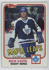 1981-82 Topps Rick Vaive #44 0s2w