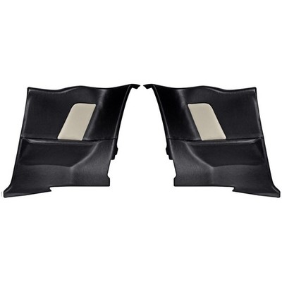 TMI Interior Quarter Trim Panel Sport OE Molded Black Pair Coupe Mustang 65-6...