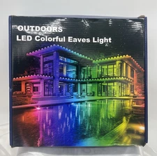 150ft Permanent Outdoor Lights LED RGB Eaves Lights with Remote Control New