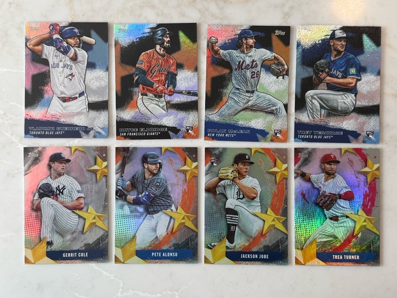 2025-26 Topps Stars of MLB 8 Card Lot w/ Rookies-Jobe, Yesavage and More!