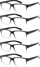 Clarity Blue Glasses Quality Eye Glass Reading Strain Screen 5Pcs For Men and Wo