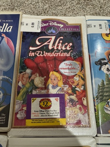 RARE!!! Disney VHS - Black Diamond & Masterpiece - Banned Artwork Cover - NEW - Picture 4 of 10