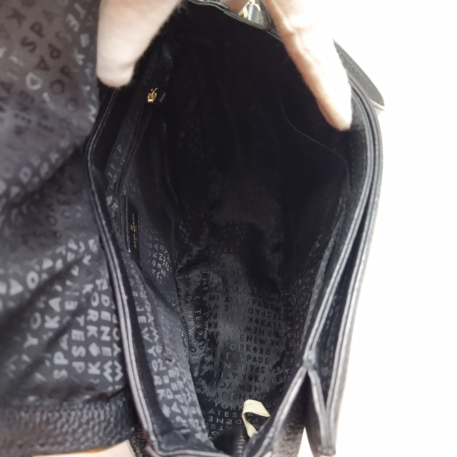 Kate Spade New York Black Leather Flap Closure Top Handle Crossbody Bag thumbnail 20