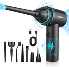 Compressed Air Duster - 100000RPM Adjustable Electric Air Duster, Rechargeable 8