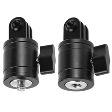 360° Rotation 1/4" Screw Thread Tripod Mount Adapter for GoPro Insta360 DJI