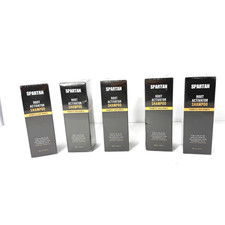 Lot of 5 Spartan Root Activator Shampoo-200ml Each New Factory Sealed Exp 2027