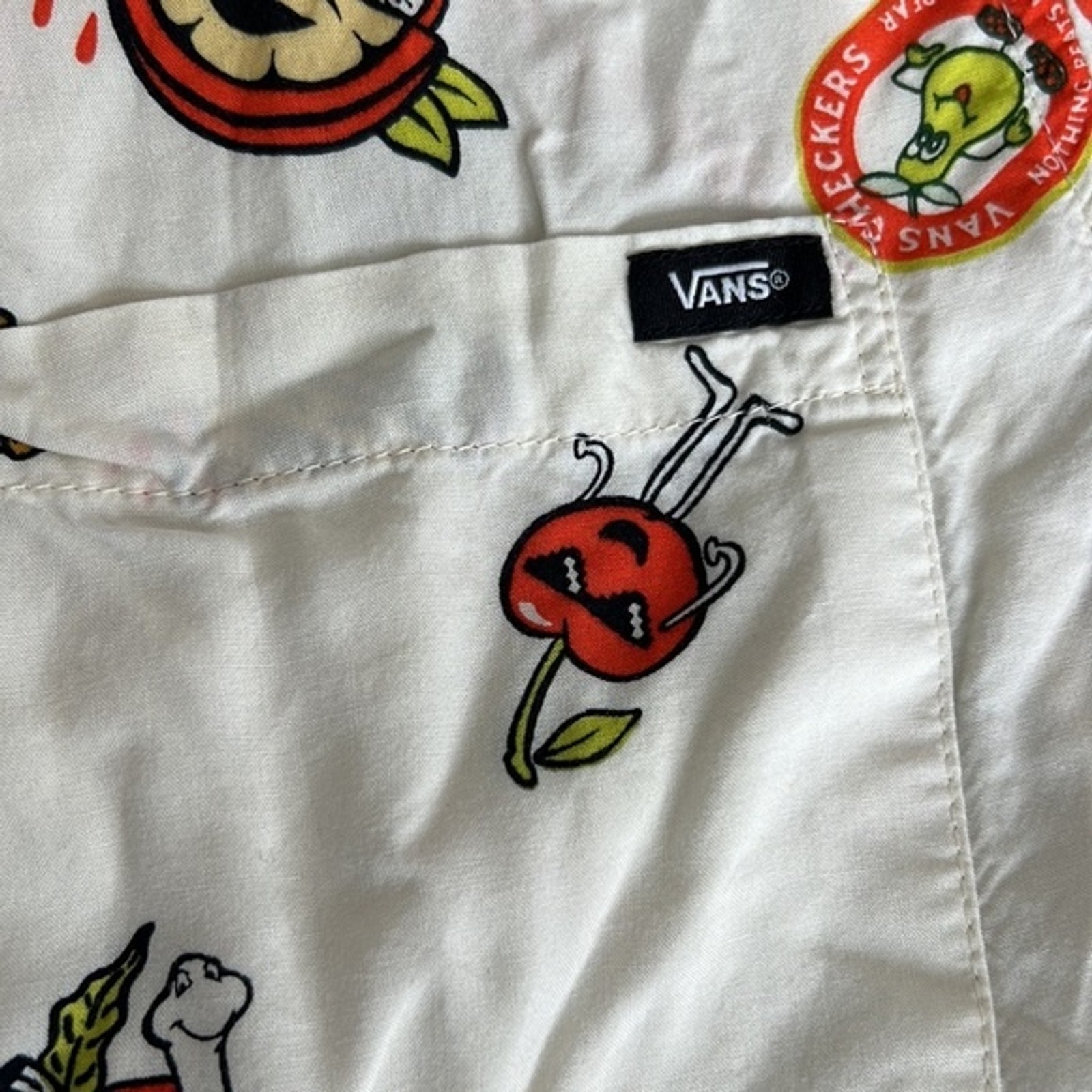 Vans Classic Fit Graphic Button Down Shirt image 4