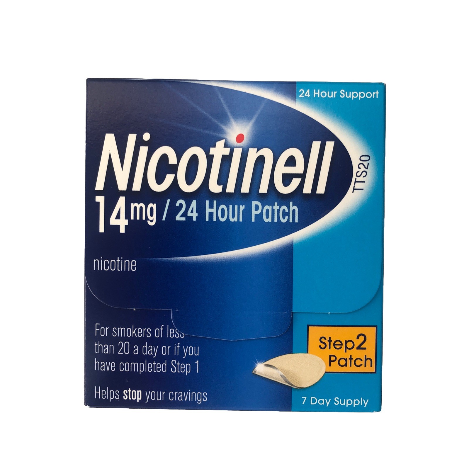 Nicotinell Step 2 Nicotine Patch (14mg) 7 Day Supply - Quit Smoking / Vaping