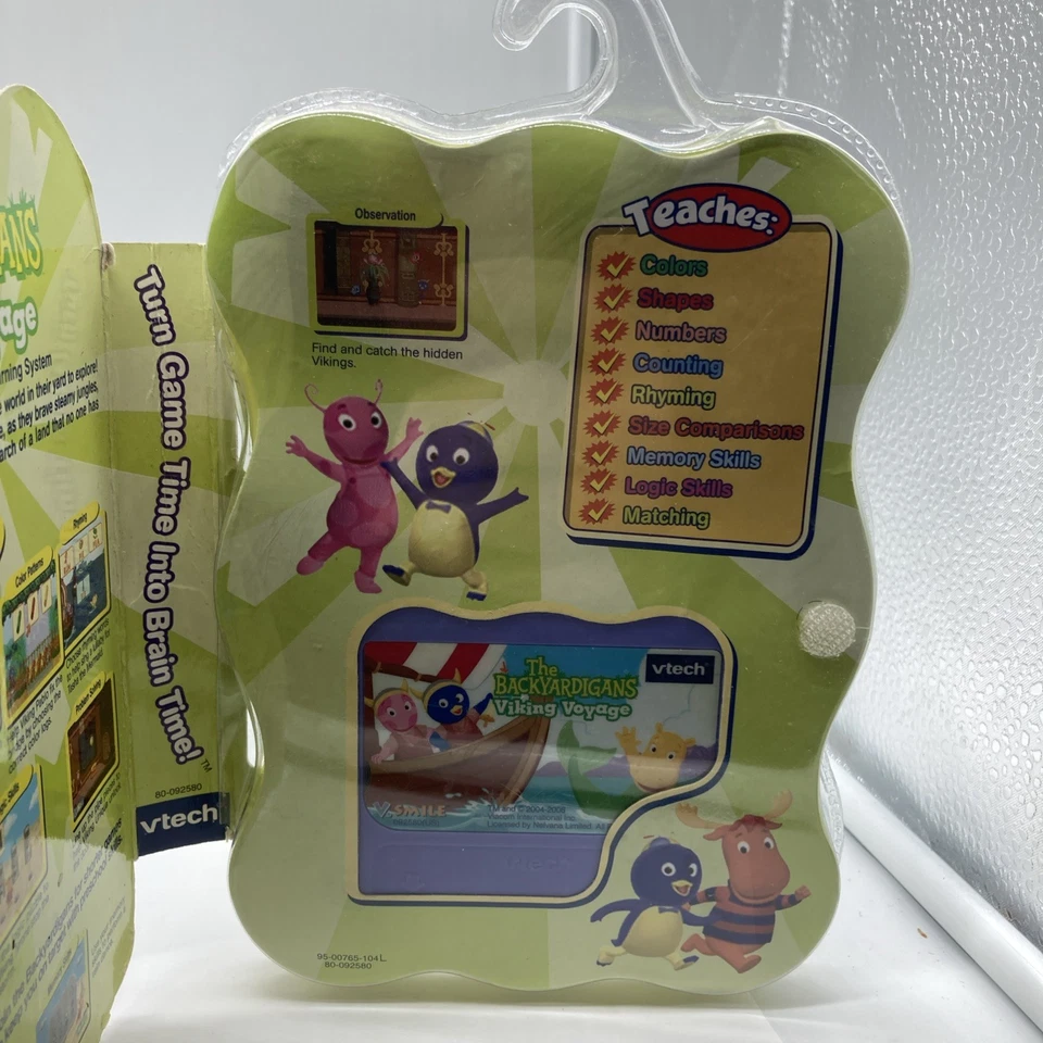 The Backyardigans Viking Voyage Vsmile Learning VTech`Nick Jr 3-5Yrs New Sealed - Image 3 of 4