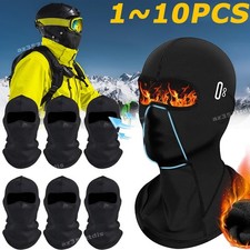 Balaclava Full Face Mask Fleece Windproof Neck Warm Winter Ski Thermal Hood LOT