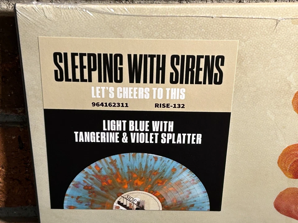 SLEEPING WITH SIRENS - Let's Cheers To This, Ltd SPLATTER COLORED VINYL LP New! - Image 2 of 4
