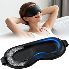 Weighted Eye Mask for Sleeping - Sleep Mask for Women Men, 3D Contoured