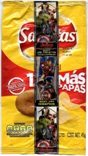 Marvel Avengers 2015 Sabritas Mexico Age of Ultron Chip Bag Original Flavor 45g