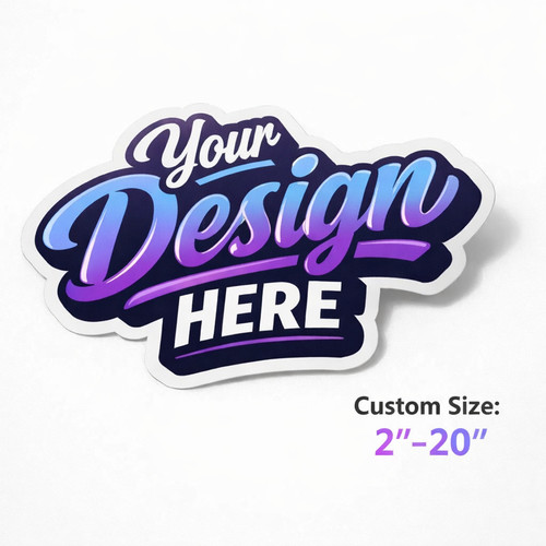Custom Business Logo Stickers | Full Color Vinyl Waterproof 2"-20"