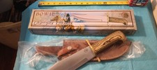 15" Bowie Knife With Leather Sheath
