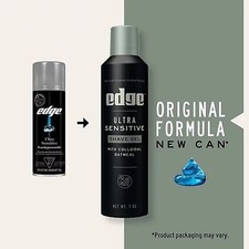 Edge Shave Gel Ultra Sensitive, Fragrance Free 7 oz Pack of 4 FRESH