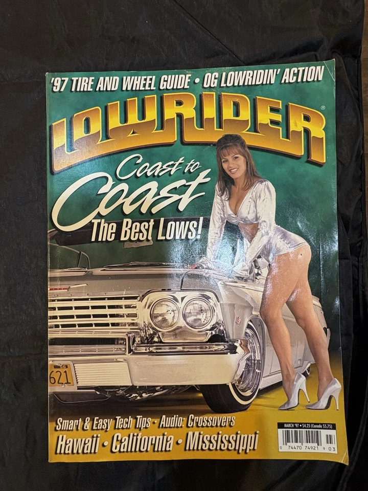 Vintage Lowrider Magazine Lot Of 12- 1997 Complete! Car Automobile Classic Rides Foto 2 de 4