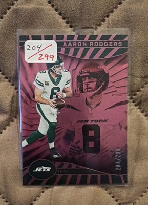 2024 Panini Illusions - Aaron Rodgers #68 Trophy Collection Pink /299