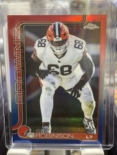 2025 Topps Chrome Football Cam Robinson Red, White, & Blue Refractor SP