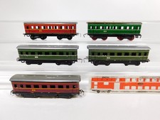 5x H0/DC Blech-Wagen Express, Made in Western Germany, defekt/Bastler #CG174-0,5