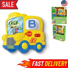 Fridge Phonics Magnetic Letter Set - 26 Interactive Learning Tiles in Yellow