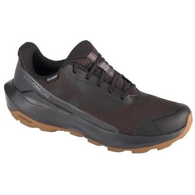 Salomon Elixir Tour Wp 475767 shoes black/brown with membrane