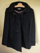 Wardrobe Essentials Women's Duffle Coat Black Next Size 20
