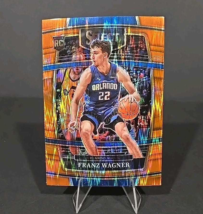 2021-22 Panini Select - Concourse Franz Wagner #15 Orange Flash Prizm (RC)
