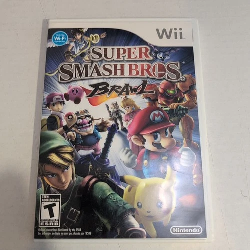 Super Smash Bros Brawl Wii (Nintendo Wii, 2008) CIB Tested