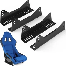 Universal Bucket Seat Mounting Bracket Kit (4-Pack) - Heavy Duty L-Shape Side