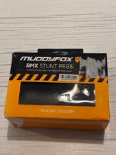 Muddyfox BMX Stunt Pegs For 10mm Axles Black RRP £20 #TA33