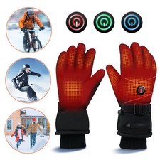 Heated Gloves Motorcycle DC Heated Gloves Heating Touch Screen Windproof Mitten Heated Gloves Motorcycle DC Heated Gloves Heating Touch Screen Windproof Mitten - Image 1