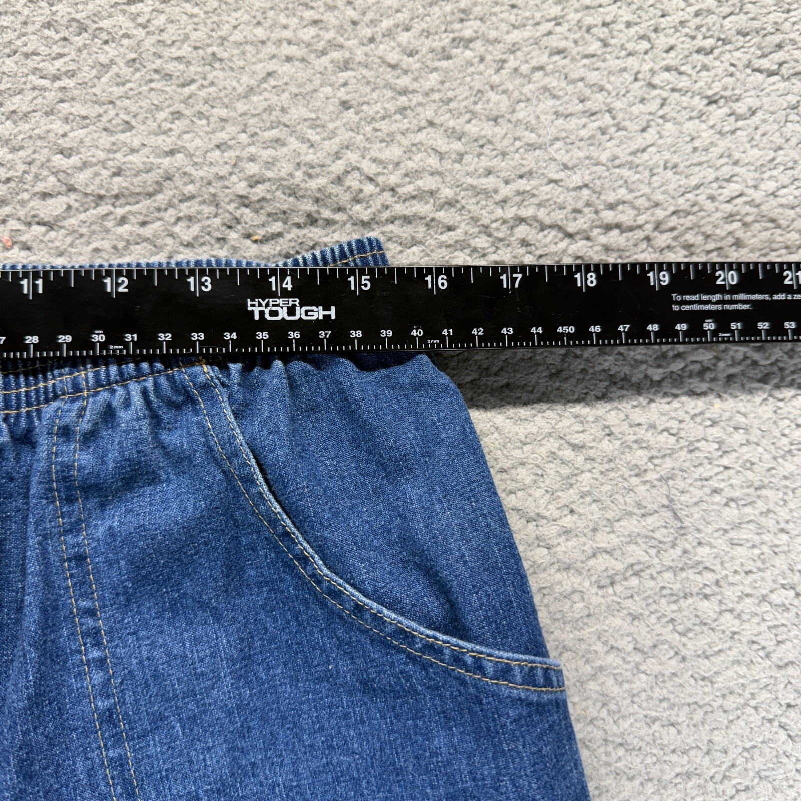 Classic Elements Womens Pull On Elastic Waist Den… - image 2