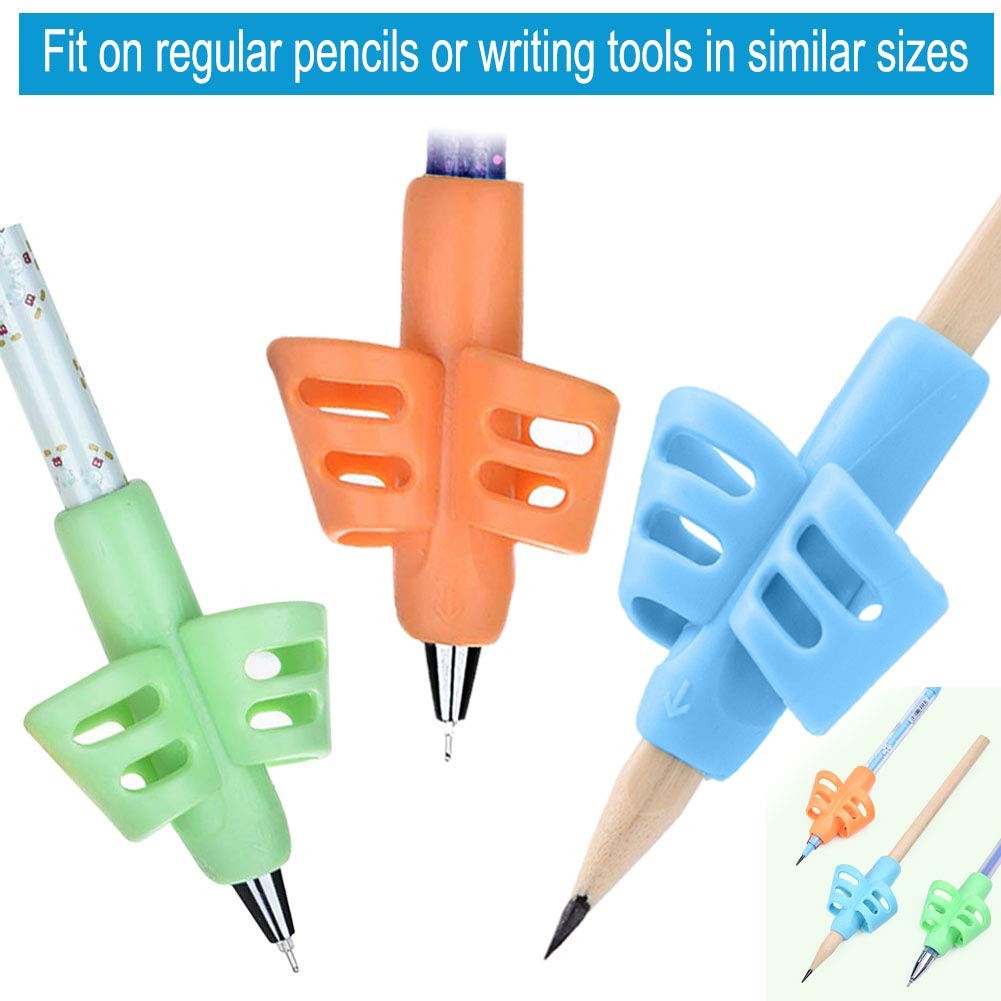 6PCS Pencil Grips, Kids Handwriting, Posture Correction, Training Aid, Toddler