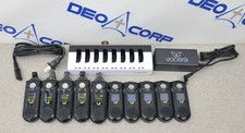 Lot of 10 Vocera B300n Communication Badges w/ Batteries  Charging Dock