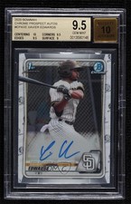 2020 Bowman Chrome Prospects Xavier Edwards #CPA-XE BGS 9.5 GEM MINT Auto 0g6s