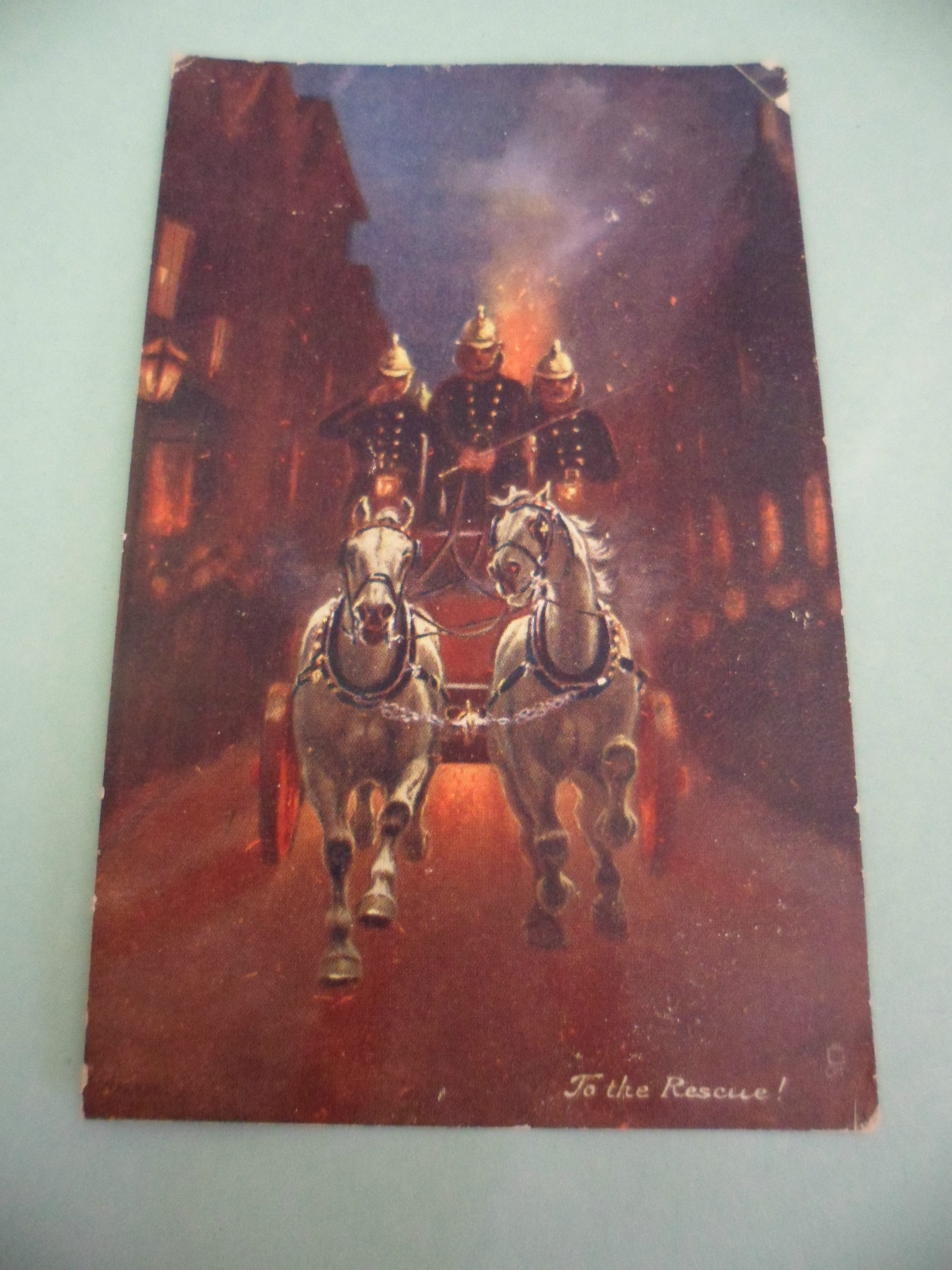 LOT 2 ENGLISH UK OLD HALF PENNY GREEN STAMPS ON VINTAGE ANTIQUE