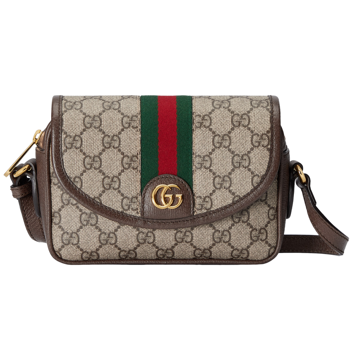 【used】GUCCI ミニポーチ GUCCI Shoulder Bag Supper Mini Ophidia Canvas Brand New Import Tax