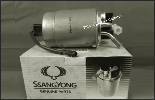 6650921301 топливный фильтр ssangyong