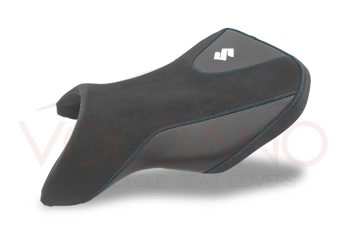 Suzuki Gsr 750 2010-2017 Volcano Seat cover Blue Seams S031c/C