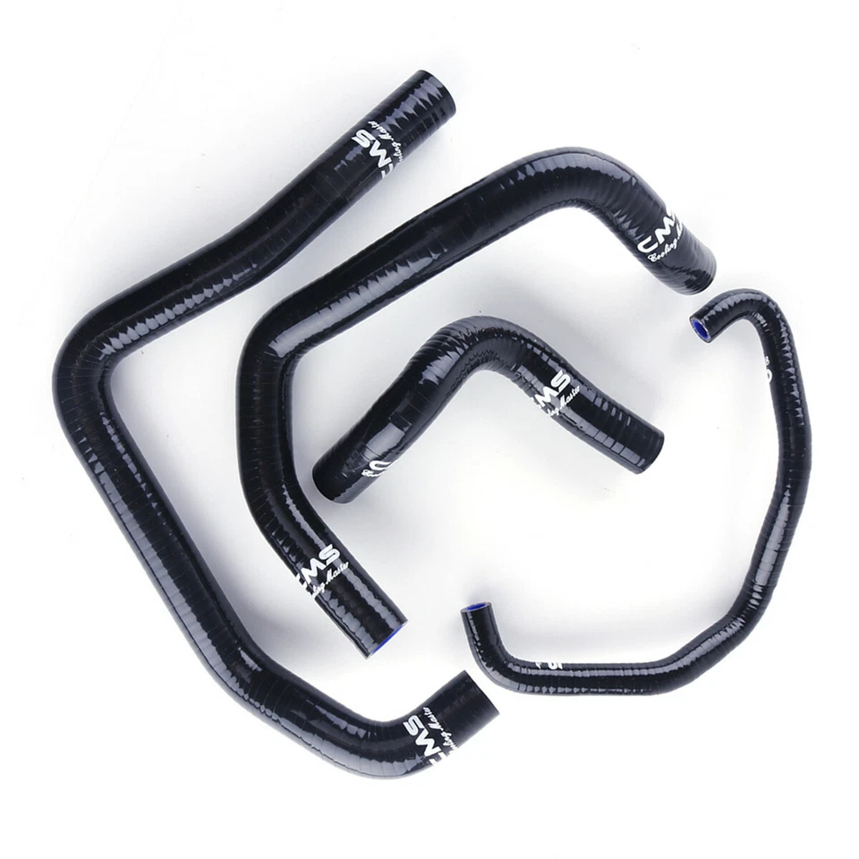 Black Silicone Radiator Hose Kit for 2005 2006 Kawasaki Ninja ZX6R ZX-6R ZX636C - Image 3 of 4