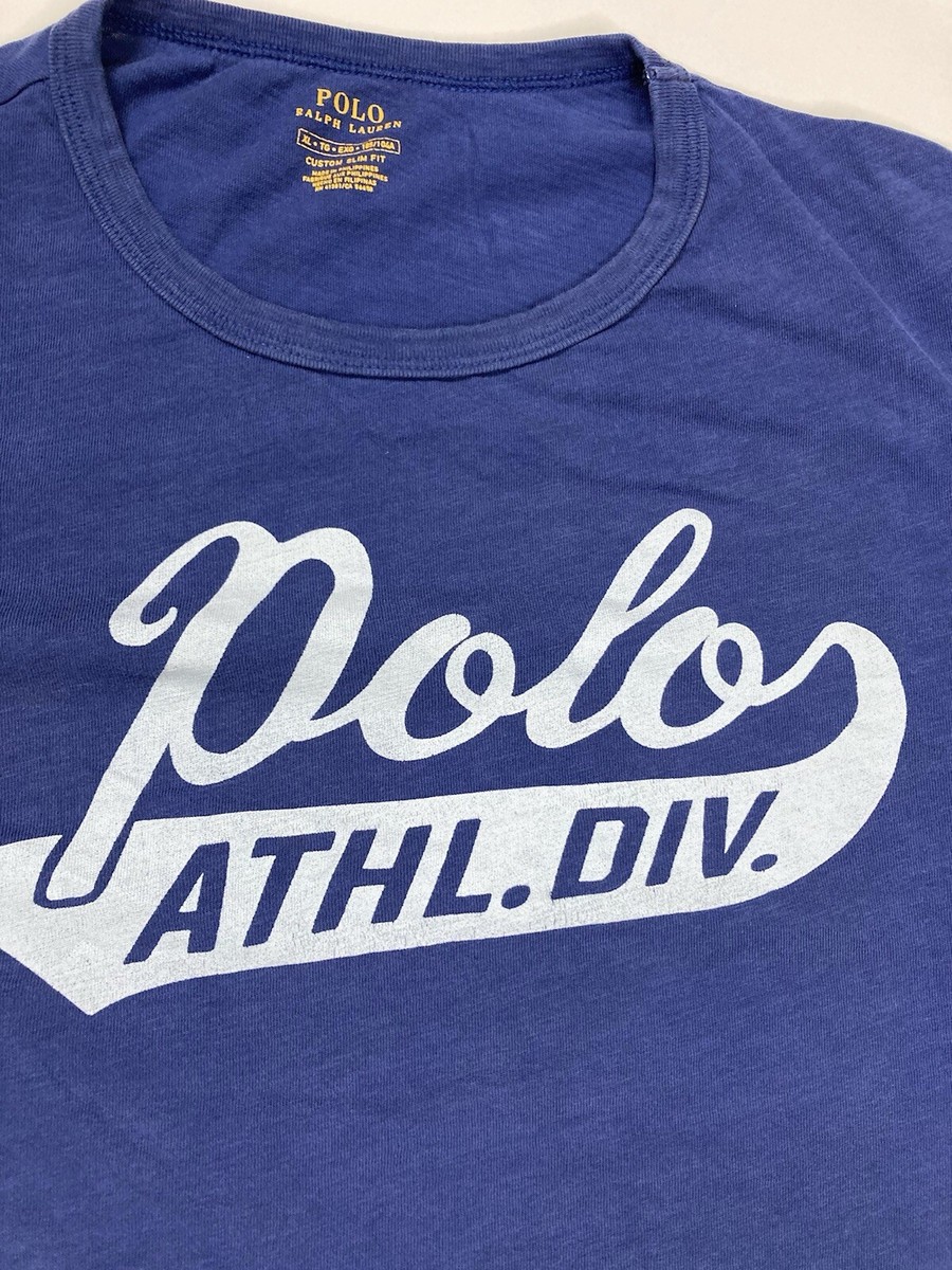 AP STUDIO - ✴︎新品✴︎ POLO RALPH LAUREN  ATHL.DIV. Tシャツ Polo Ralph Lauren Athl Div Graphic T-shirt Men Slim Fit XL