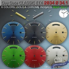 CLASSIC DIAL, FIT DAY/DATE  MOVEMENT ETA 2834-1, Ø 34.1 MM - 6 COLORS, SUNBRUSH