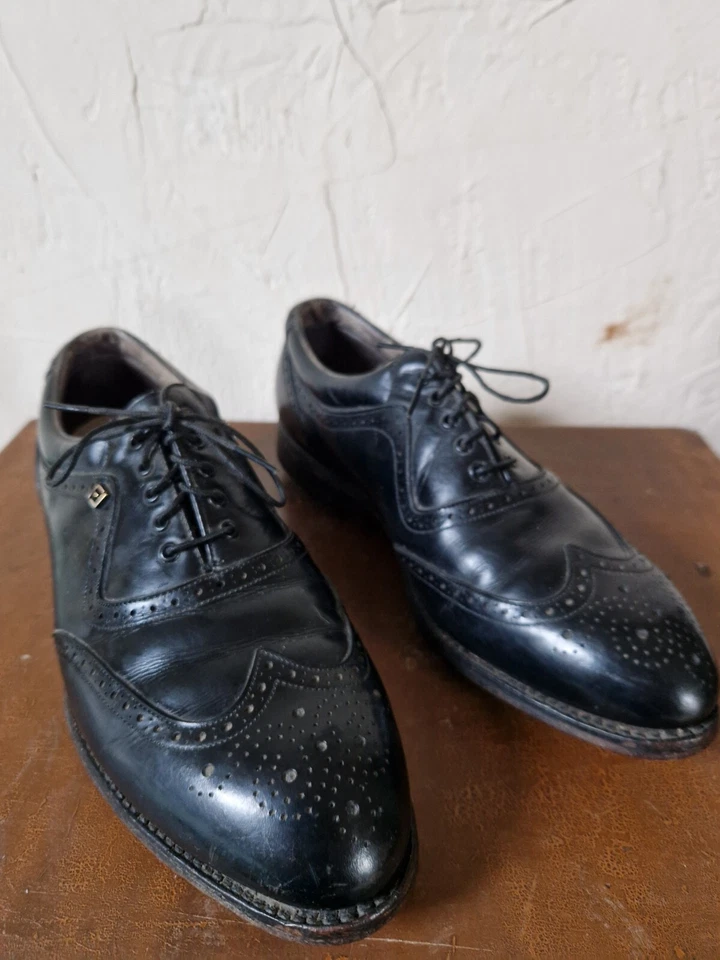 Vintage Footjoy Golf Classic, Made In USA. Taille 10,5. - Photo 2/4