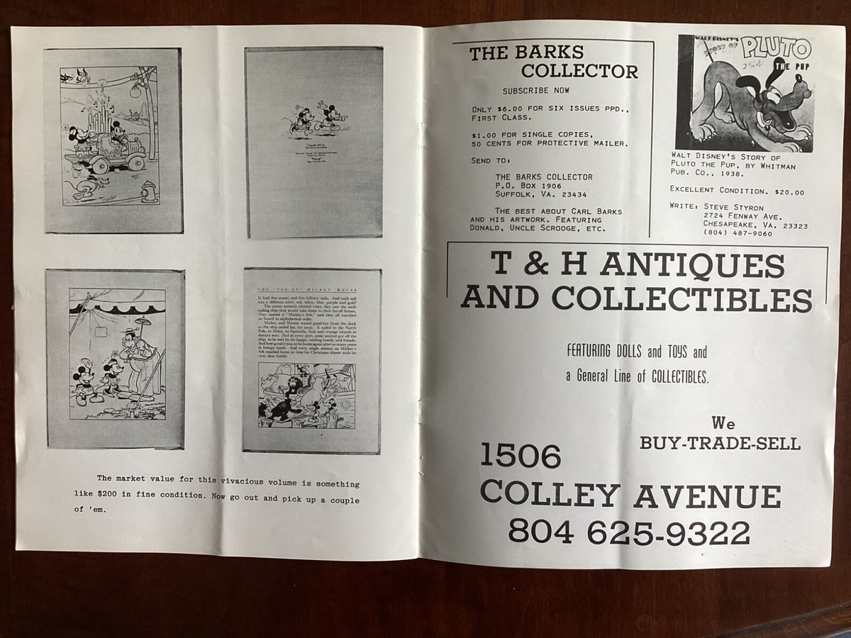 MICKEY'S MONTHLY - August 1978 - UNAUTHORIZED MICKEY MOUSE FANZINE