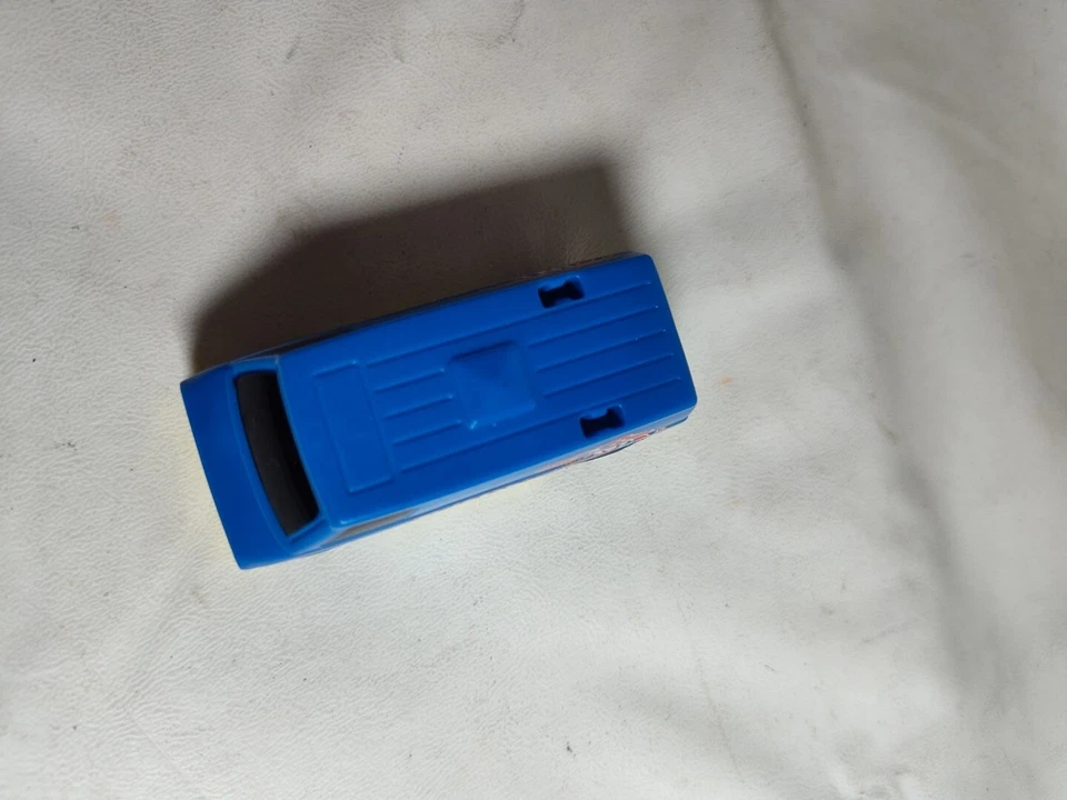 Mattel Hot Wheel Burger King T-Rex Dinosaurio Azul Furgoneta Juguete Plástico Foto 3 de 4